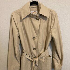 Talbots Tan Trench Coat